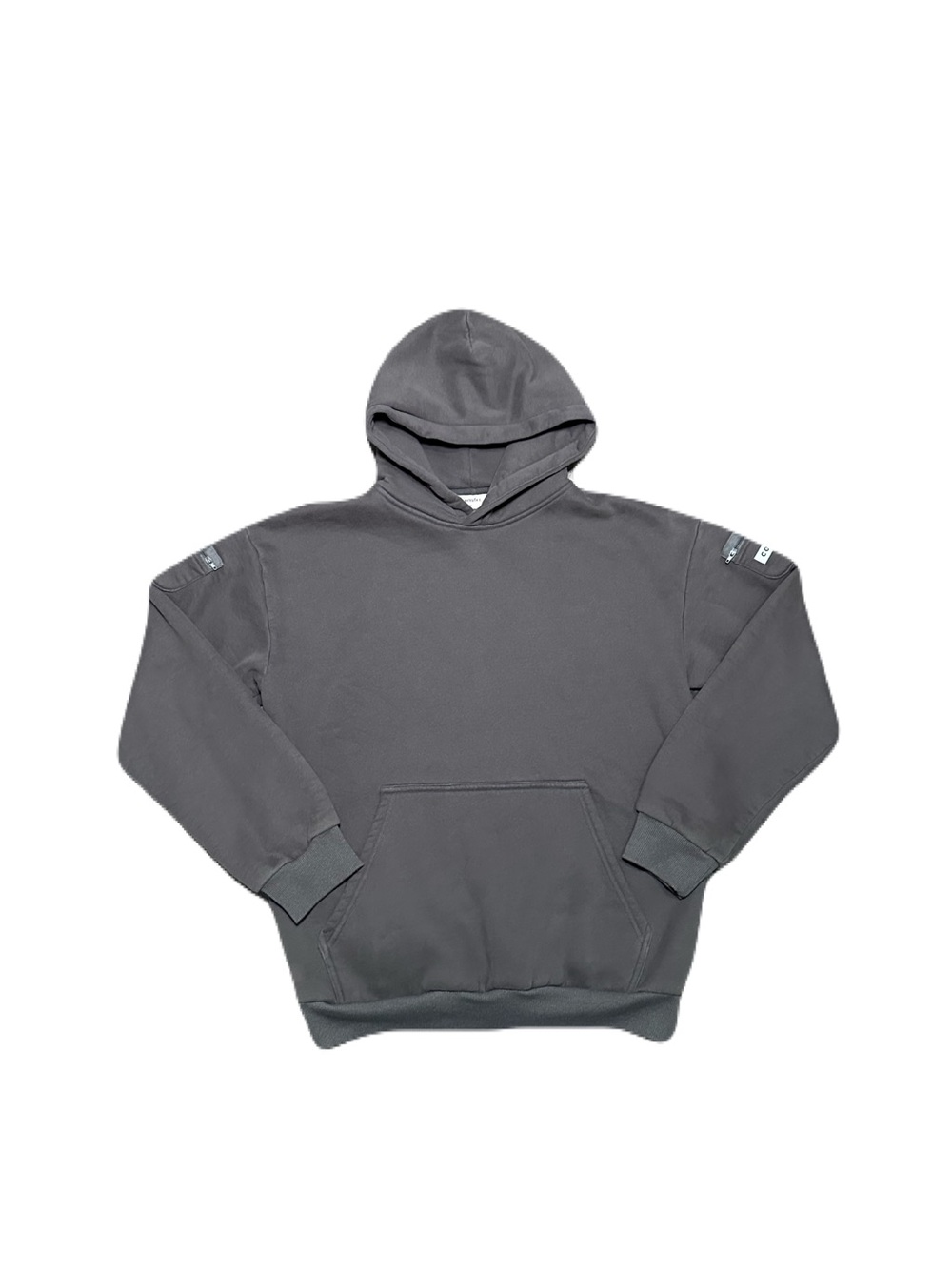 Comfrt Travel Essentials Hoodie Mens Medium Oversized Steel Grey Pockets